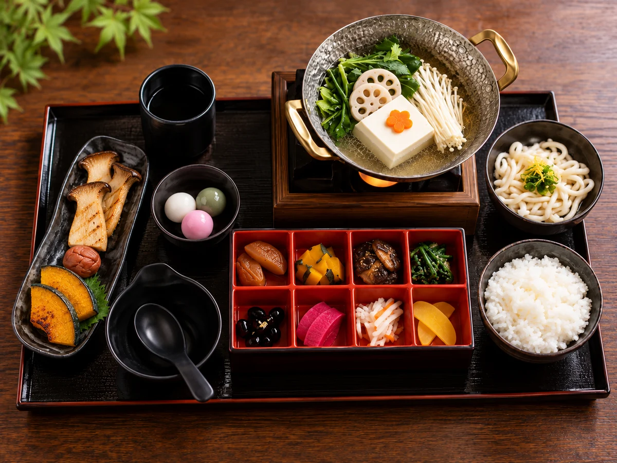 湯豆腐のヴィーガン御膳